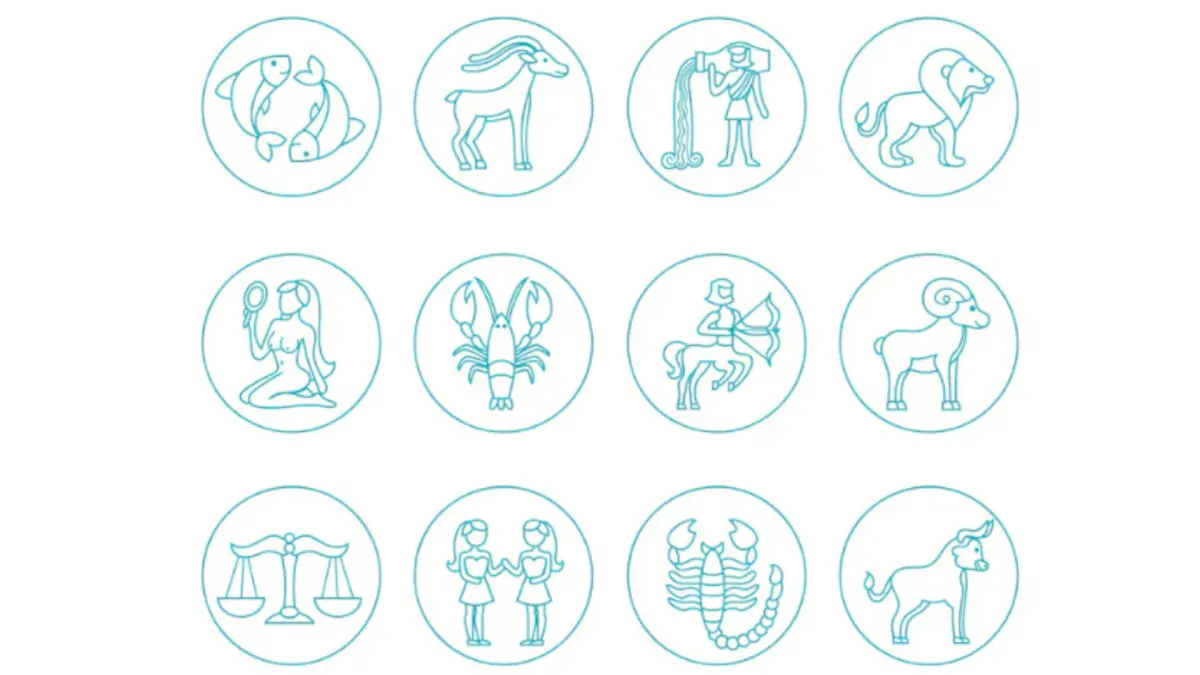 Ilustrasi 12 zodiak (Magnific)