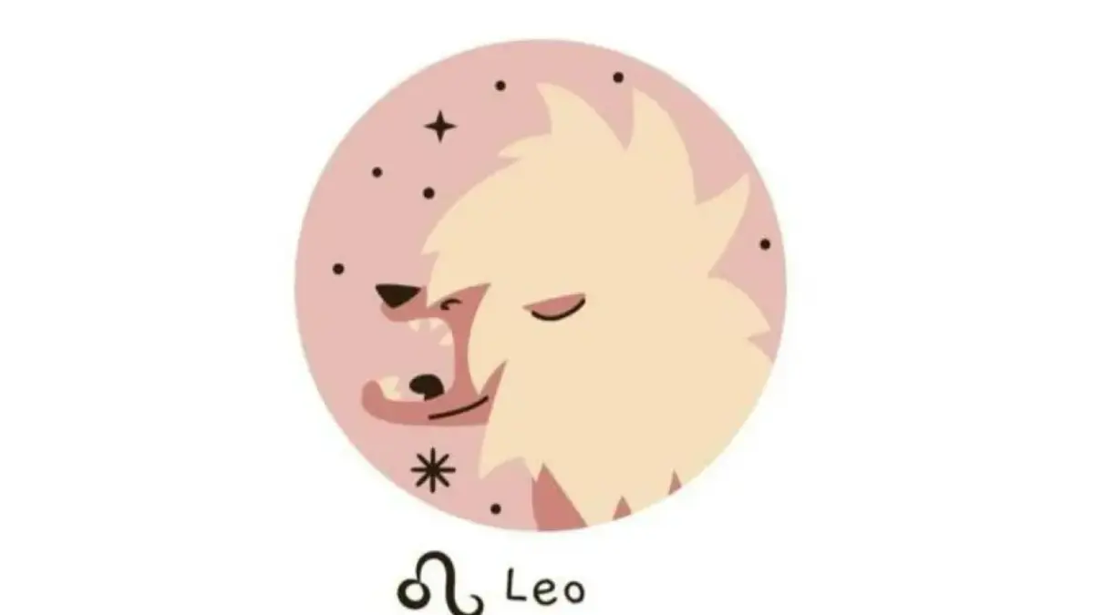 Ilustrasi zodiak Leo (Magnific) 