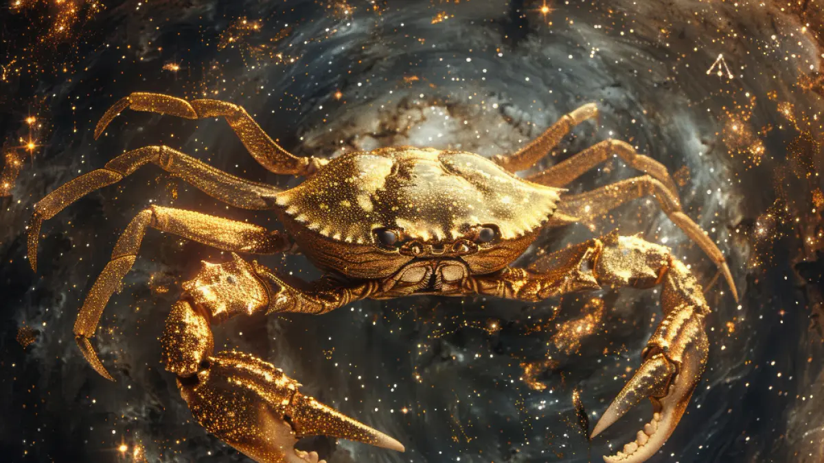 Ilustrasi zodiak Cancer (Magnific)