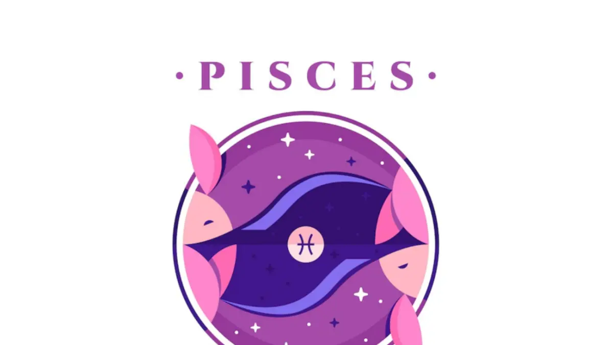 Ilustrasi zodiak Pisces (Magnific)