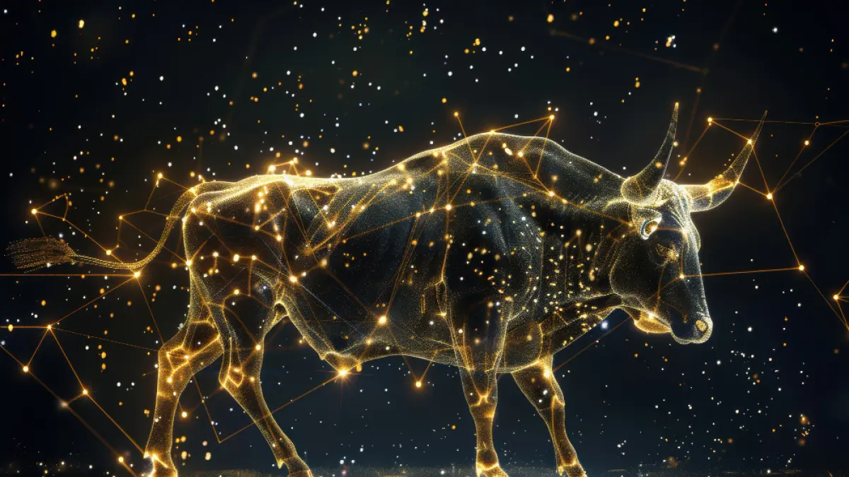 Ilustrasi zodiak Taurus (Magnific)