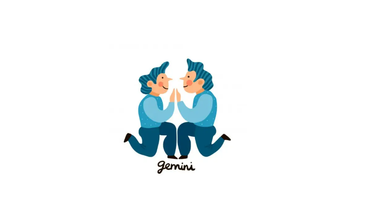Ilustrasi zodiak Gemini (Magnific)