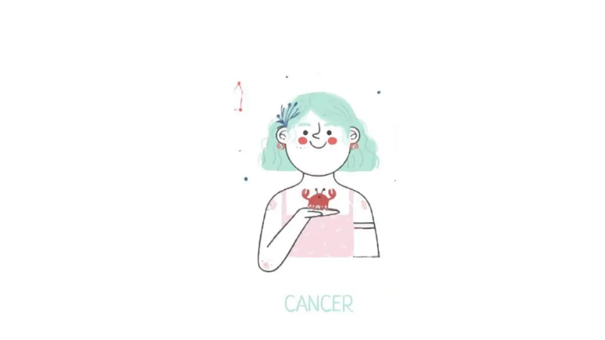 Ilustrasi zodiak Cancer (Magnific)