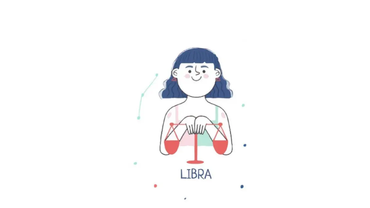 Ilustrasi zodiak Libra (Magnific) 