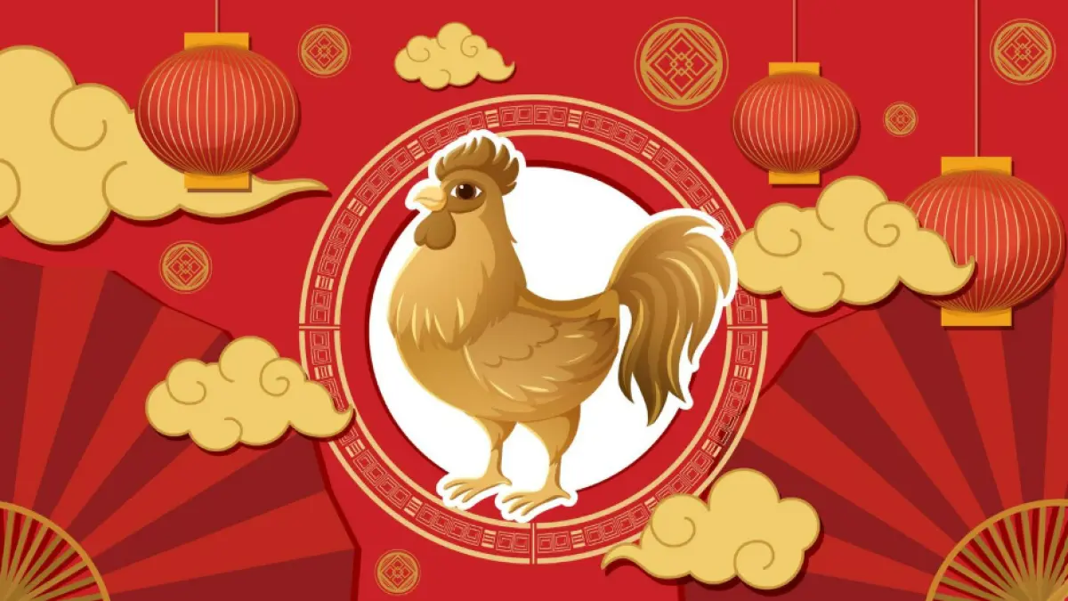 Ilustrasi shio Ayam (Magnific)