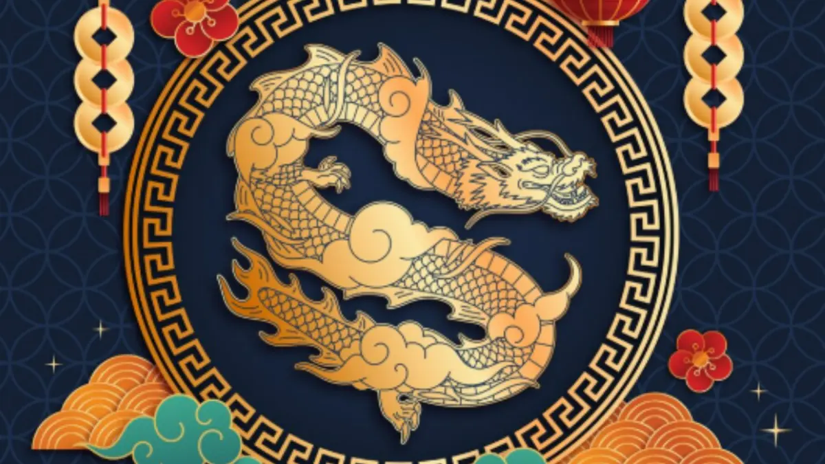 Ilustrasi shio Naga (Magnific) 