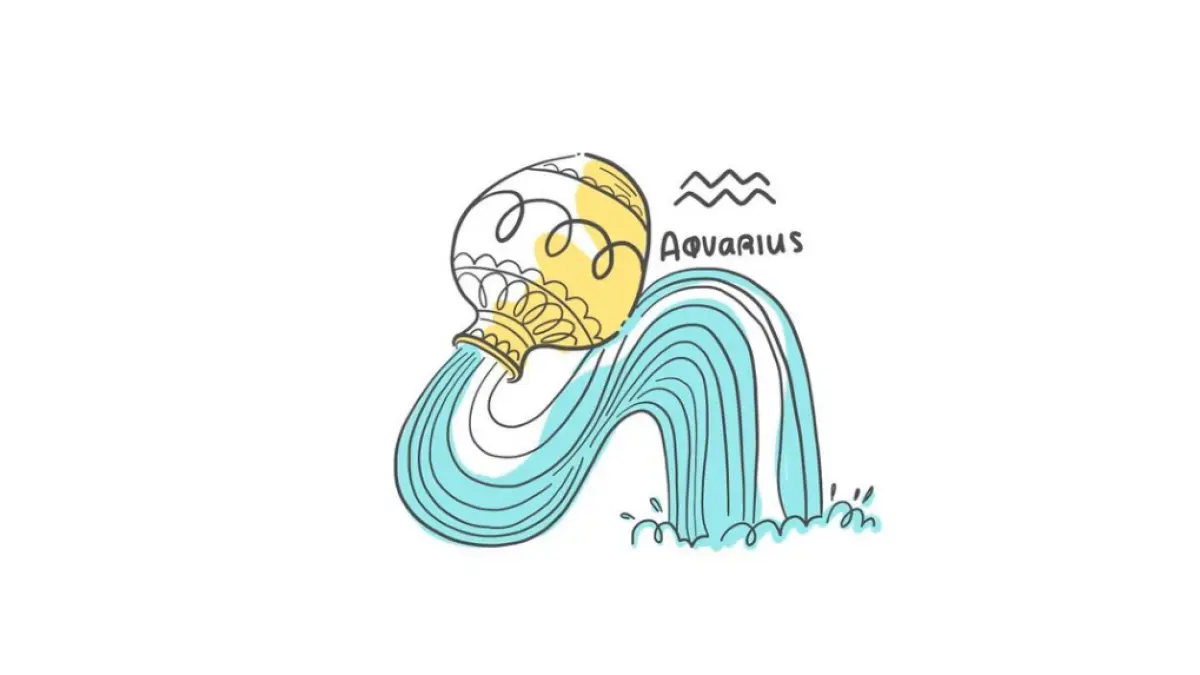 Ilustrasi zodiak Aquarius (Magnific)