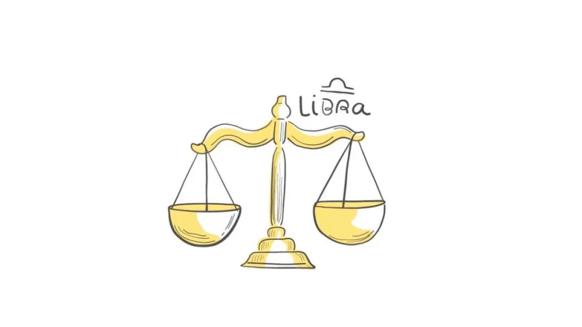 Ilustrasi zodiak Libra (Magnific)