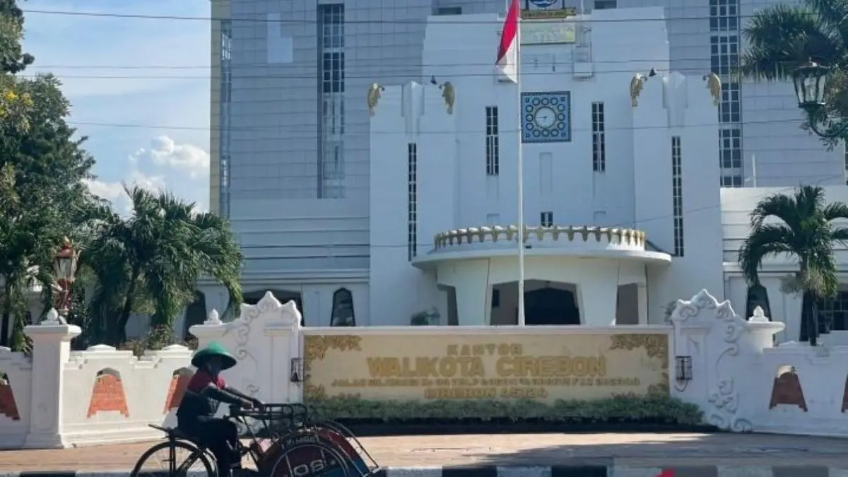 Balai Kota Cirebon. (Fathnur Rohman/Antara)