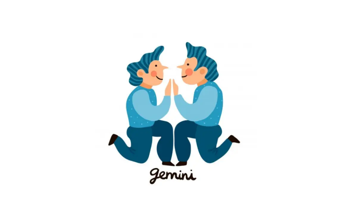 Ilustrasi zodiak Gemini (Magnific)
