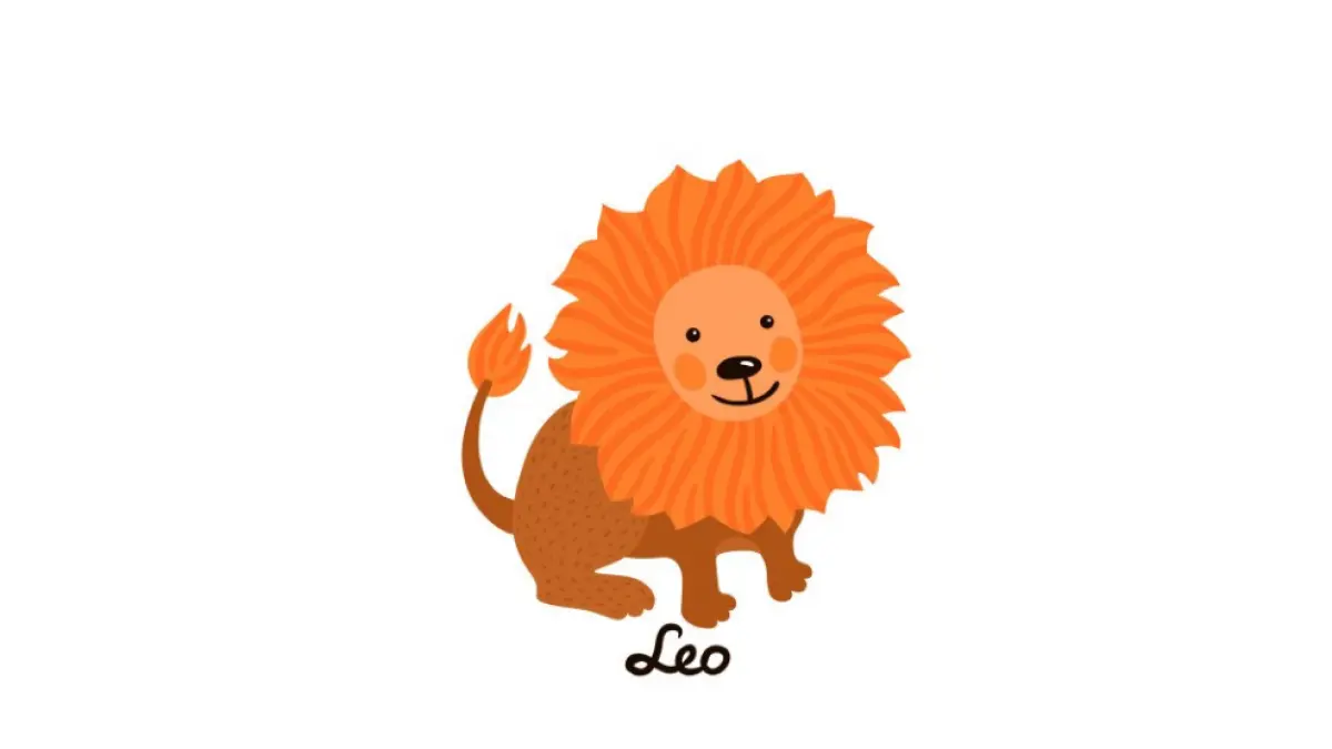 Ilustrasi zodiak Leo (Magnific)