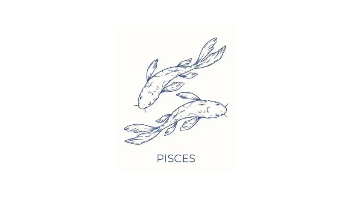 Ilustrasi zodiak Pisces (Magnific)