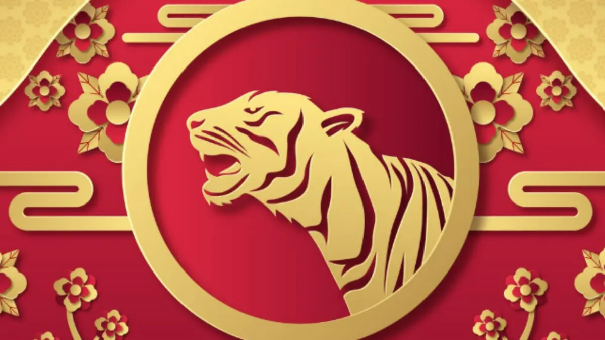 Ilustrasi shio Macan (Magnific) 