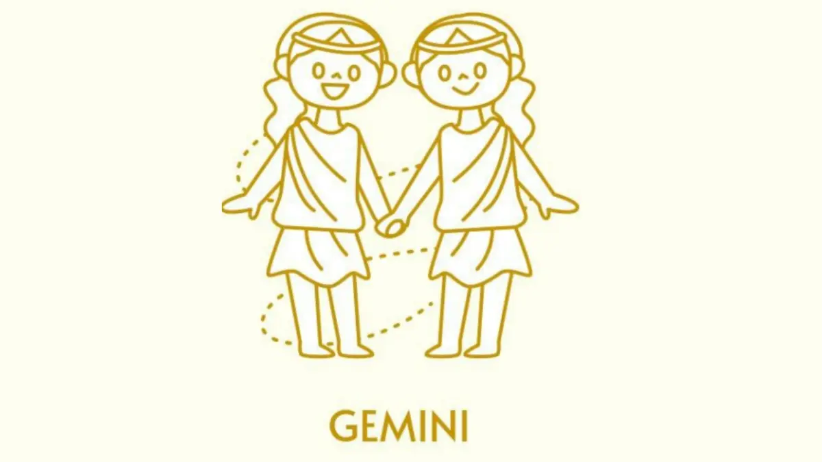 Ilustrasi zodiak Gemini (Magnific)