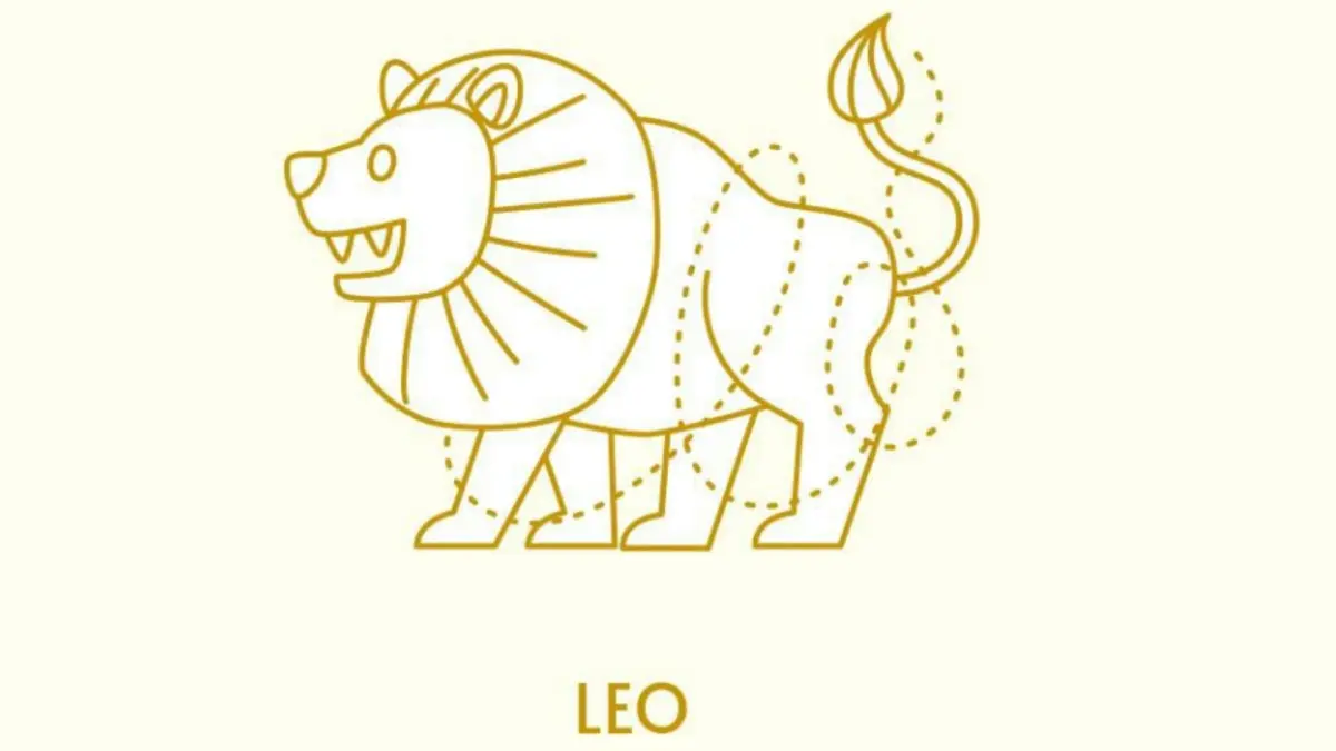 Ilustrasi zodiak Leo (Magnific)