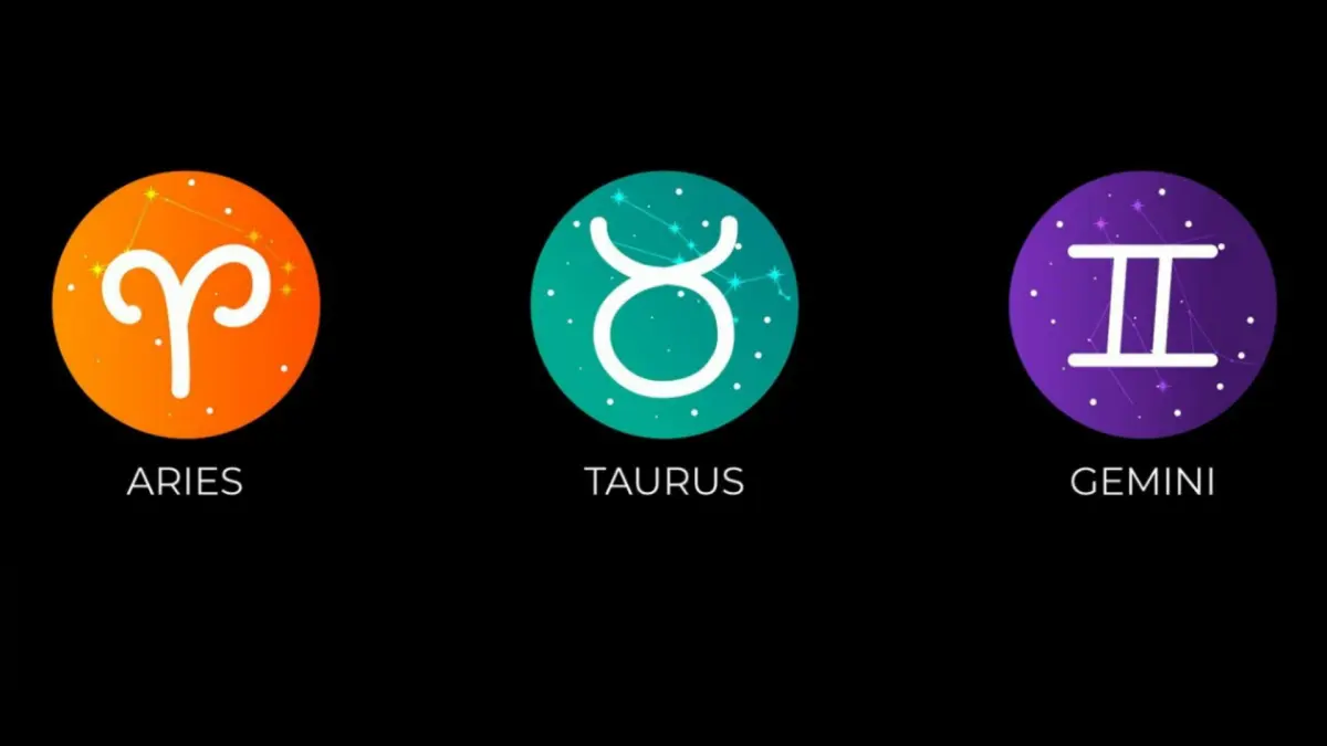 Ilustrasi zodiak Aries, Taurus, Gemini (Magnific)