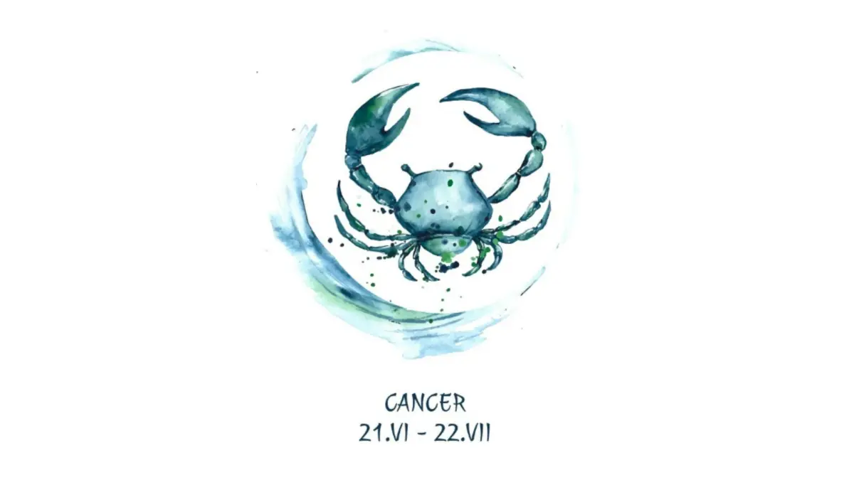 Ilustrasi zodiak Cancer (Magnific)
