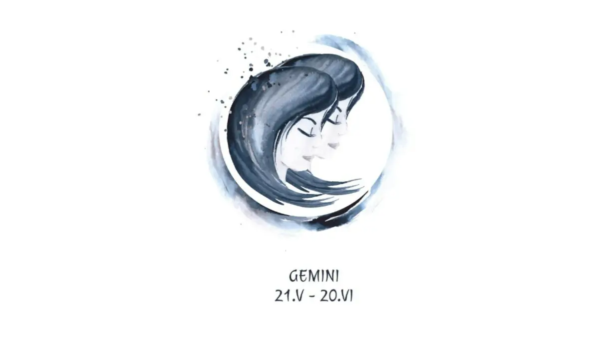 Ilustrasi zodiak Gemini (Magnific)