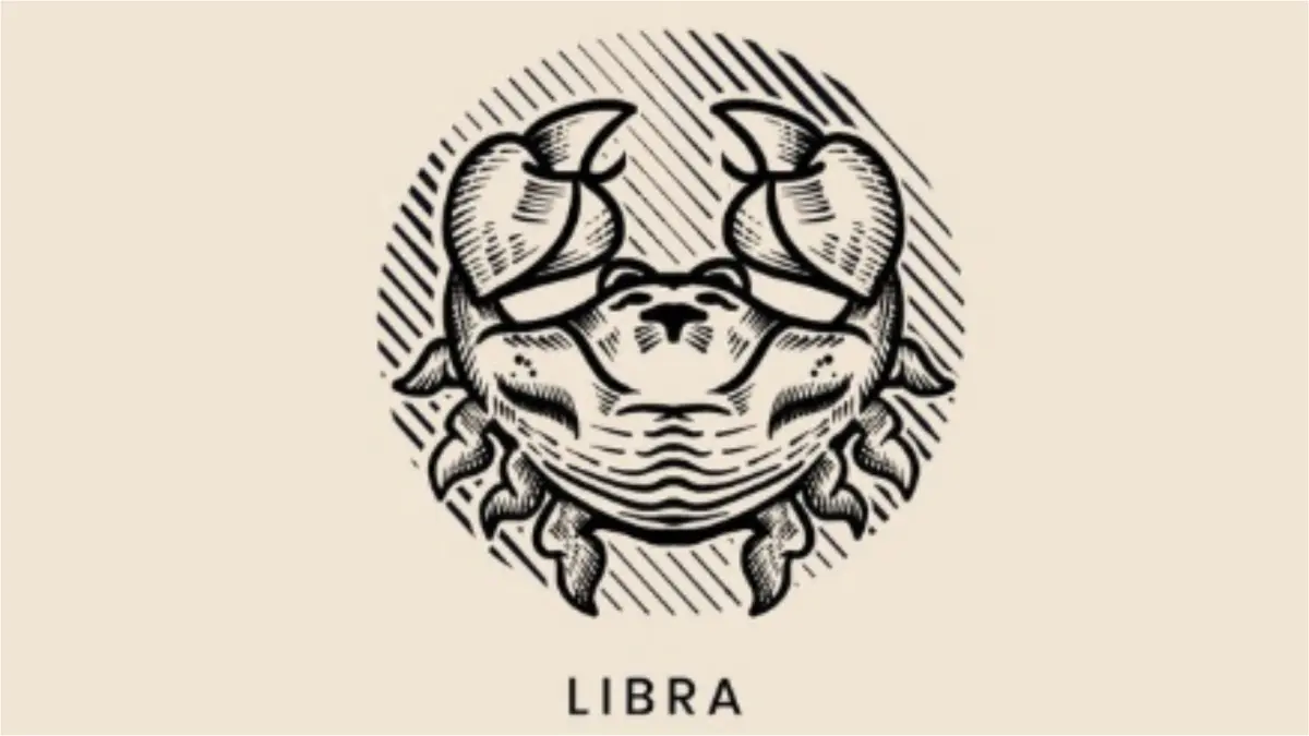Ilustrasi zodiak Libra (Magnific)
