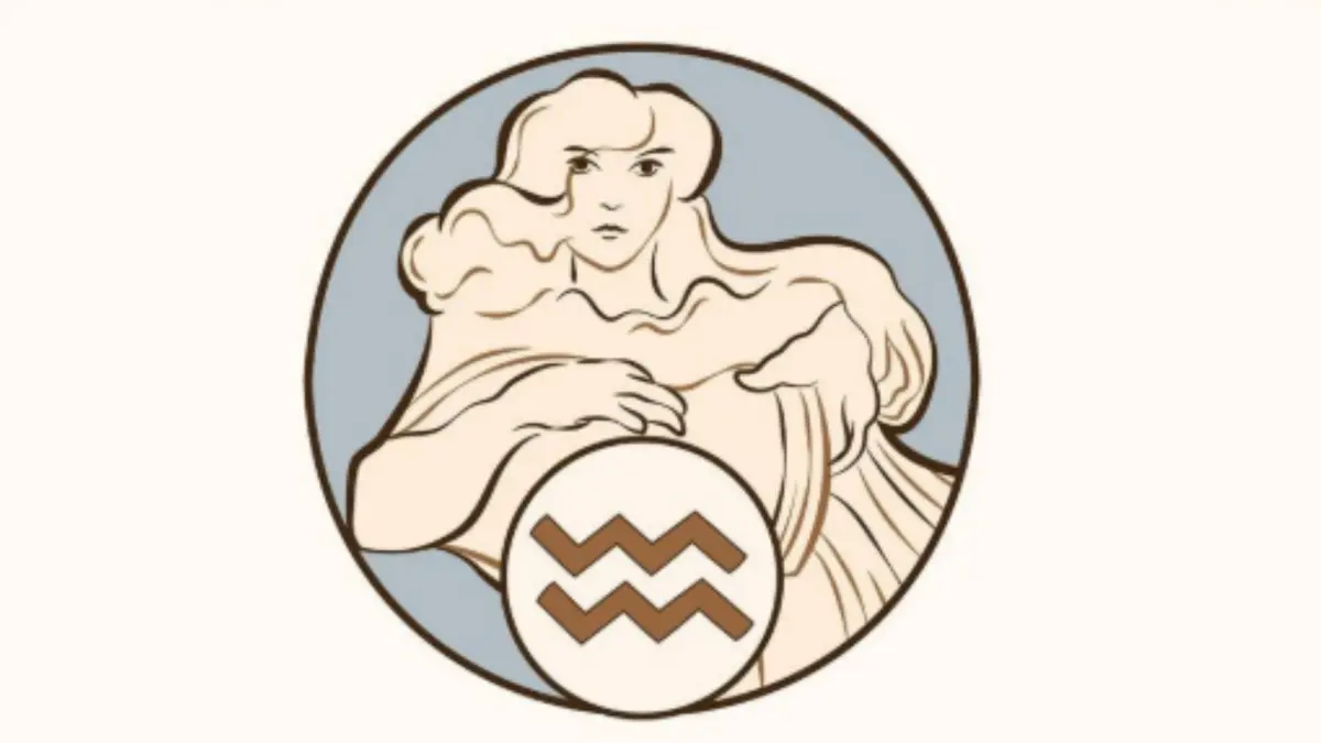 Ilustrasi zodiak Aquarius (Magnific)