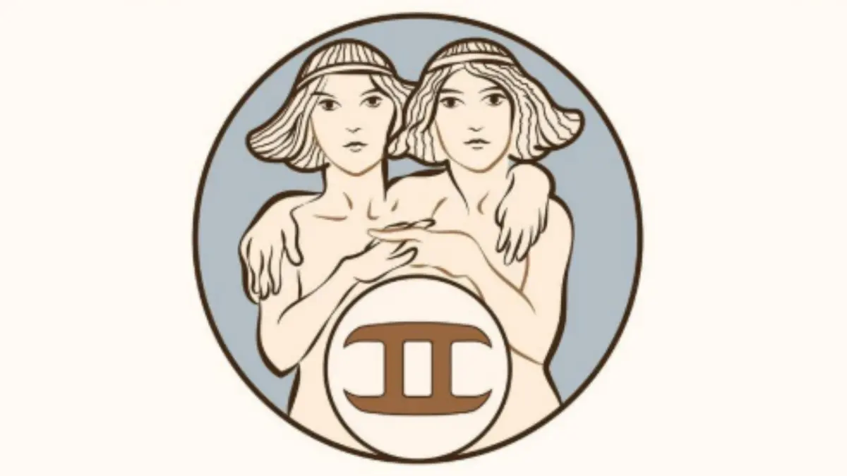 Ilustrasi zodiak Gemini (Magnific)