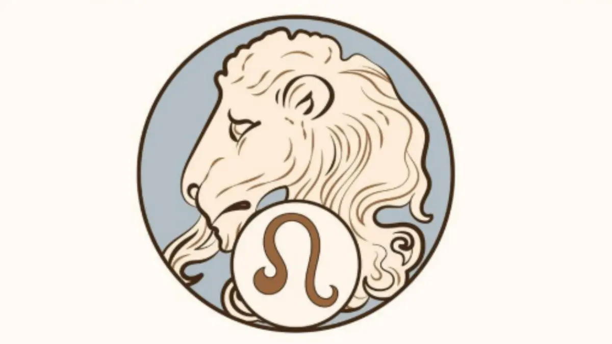 Ilustrasi zodiak Leo (Magnific)