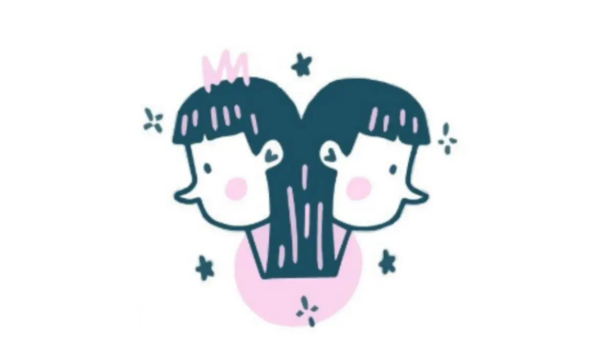 Ilustrasi zodiak Gemini (Magnific)