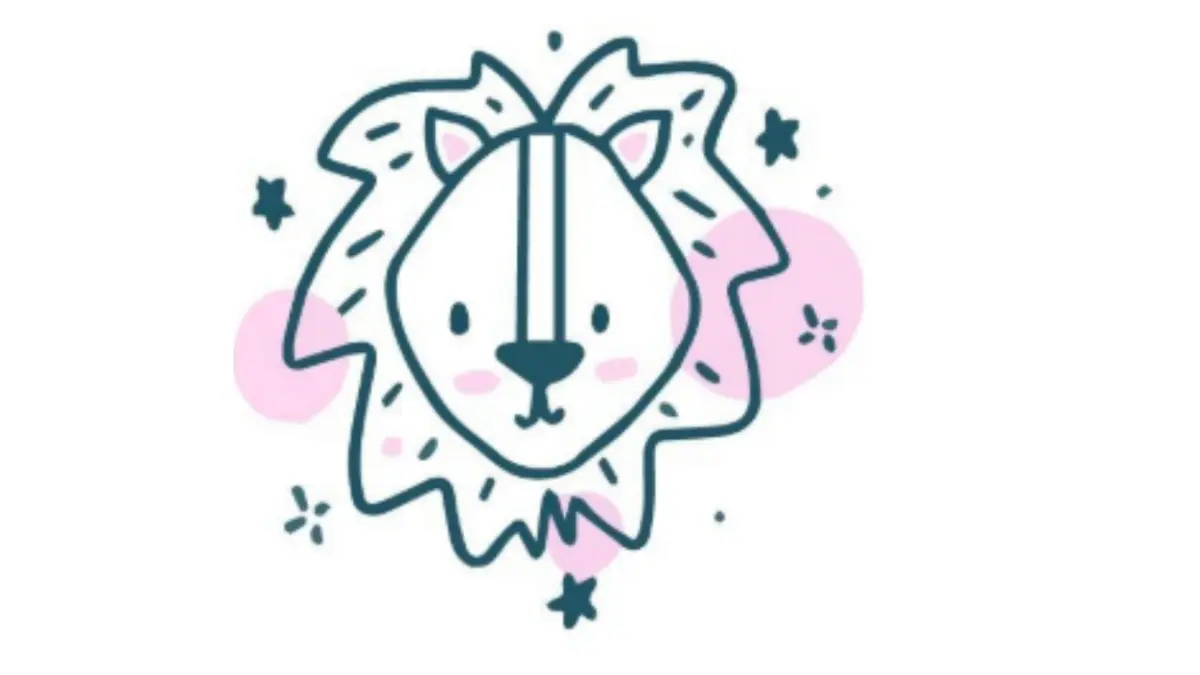 Ilustrasi zodiak Leo (Magnific)