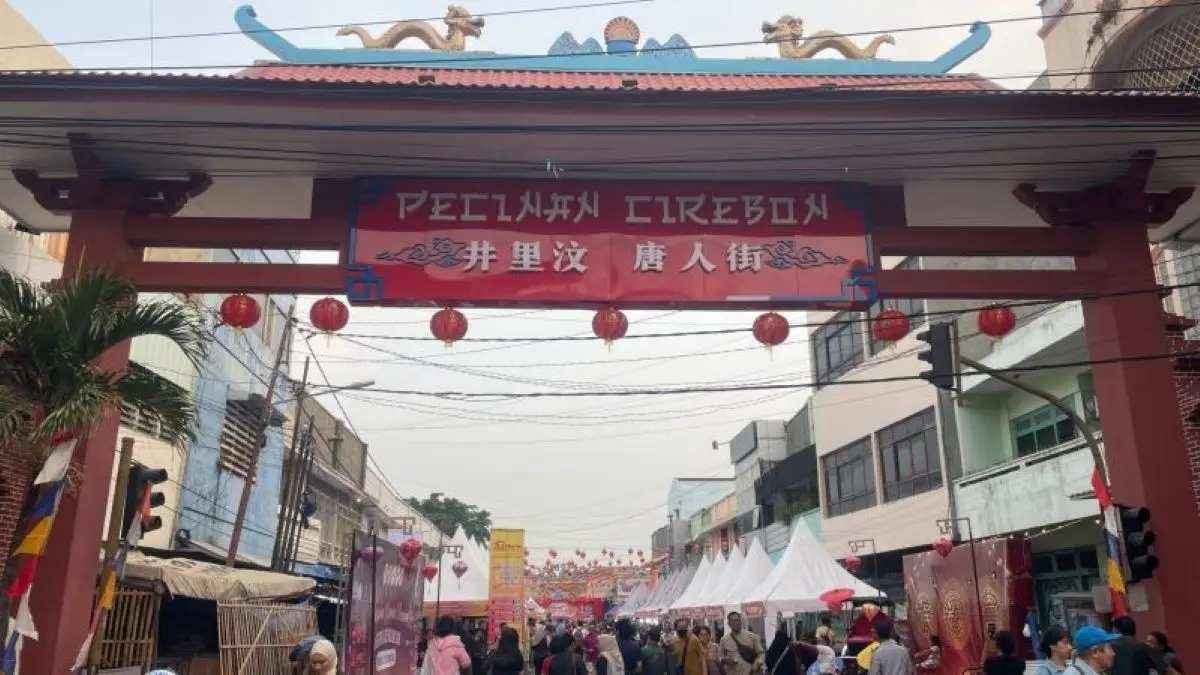 Kawasan Pecinan Kota Cirebon. (Fathnur Rohman/Antara)
