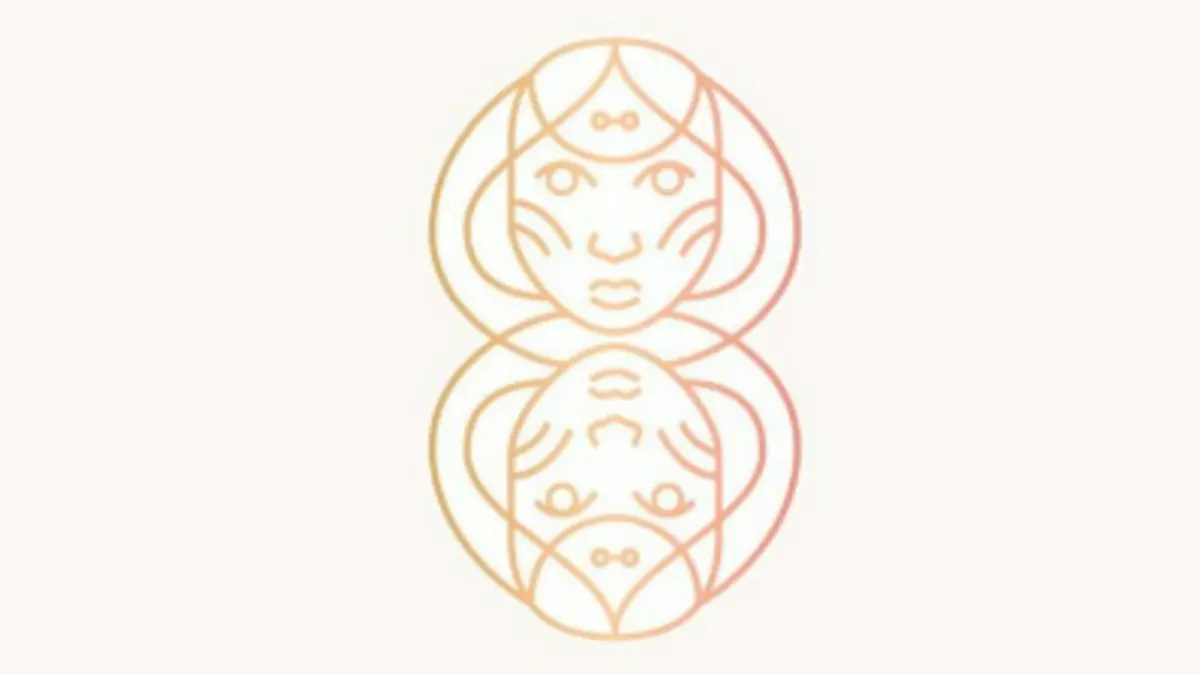 Ilustrasi zodiak Gemini (Magnific)