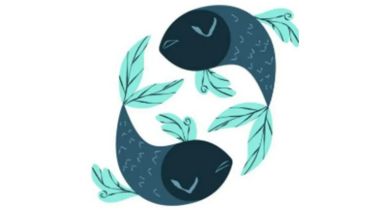 Ilustrasi zodiak Pisces (Magnific)
