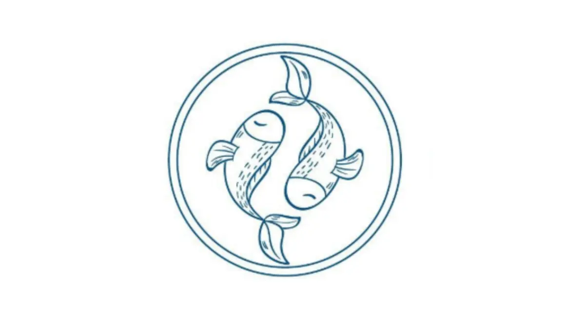Ilustrasi zodiak Pisces (Magnific)