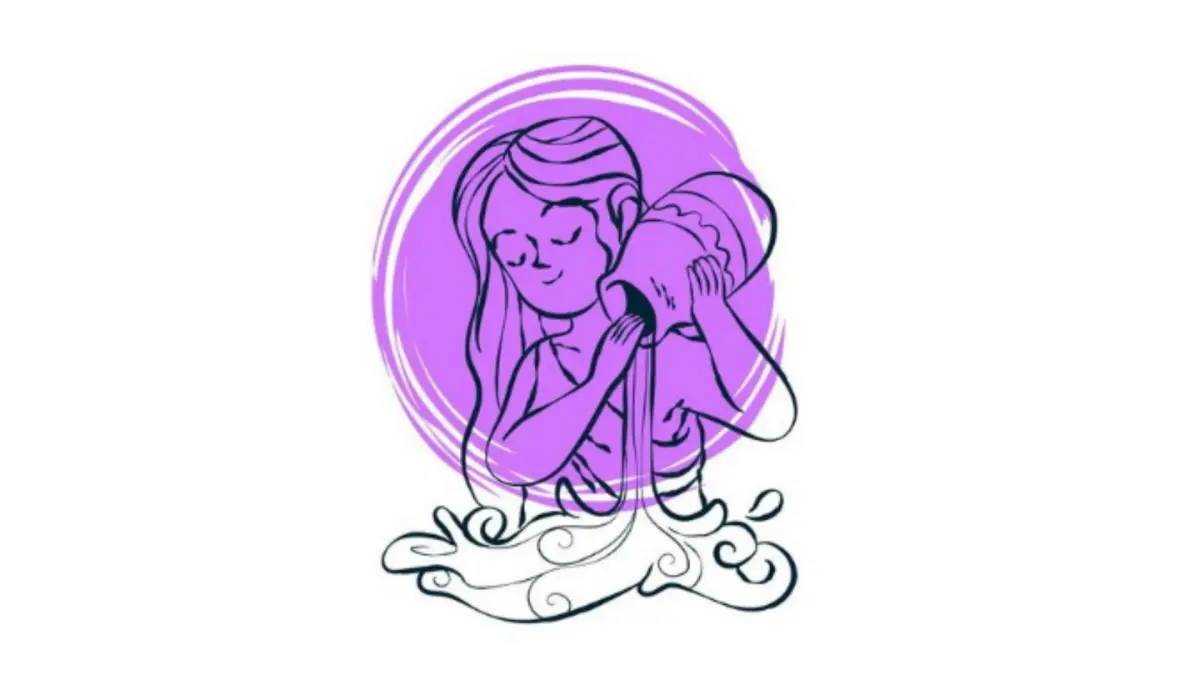 Ilustrasi zodiak Aquarius (Magnific)