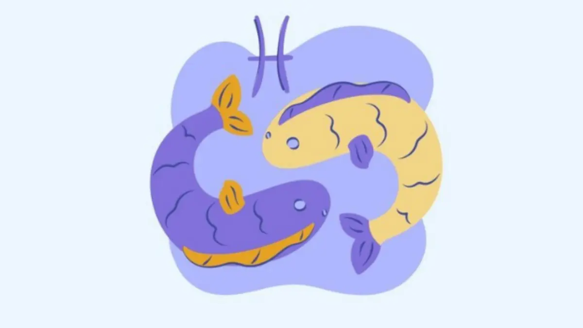 Ilustrasi zodiak Pisces (Magnific)
