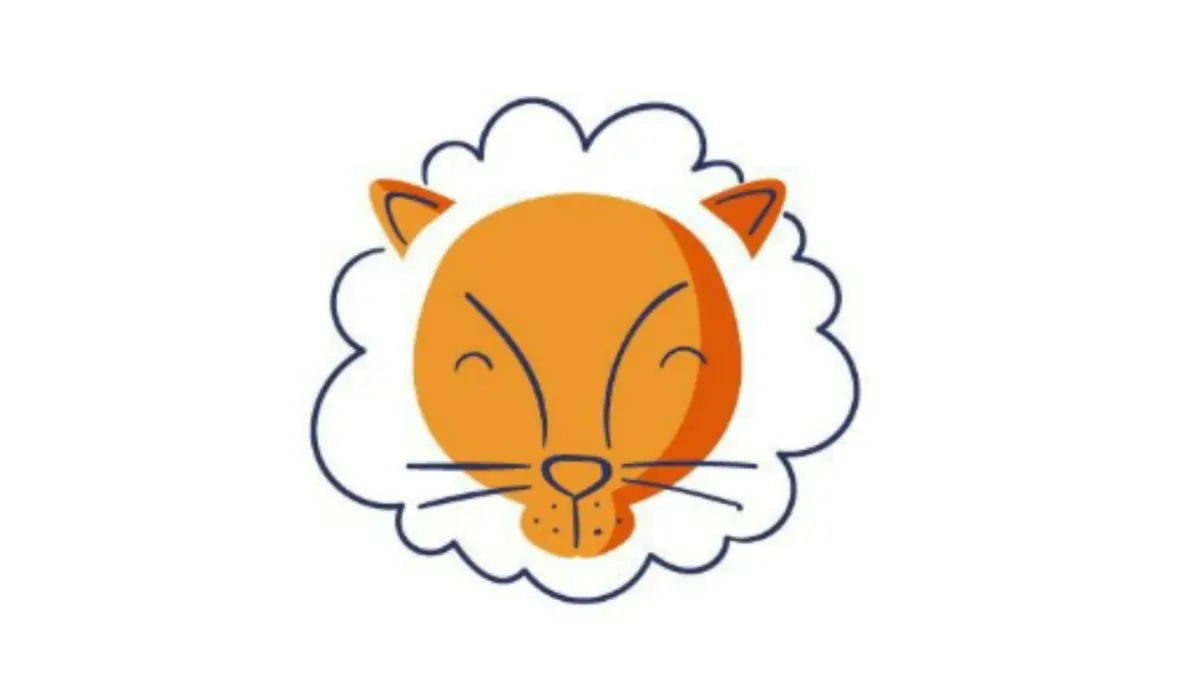 Ilustrasi zodiak Leo (Magnific)
