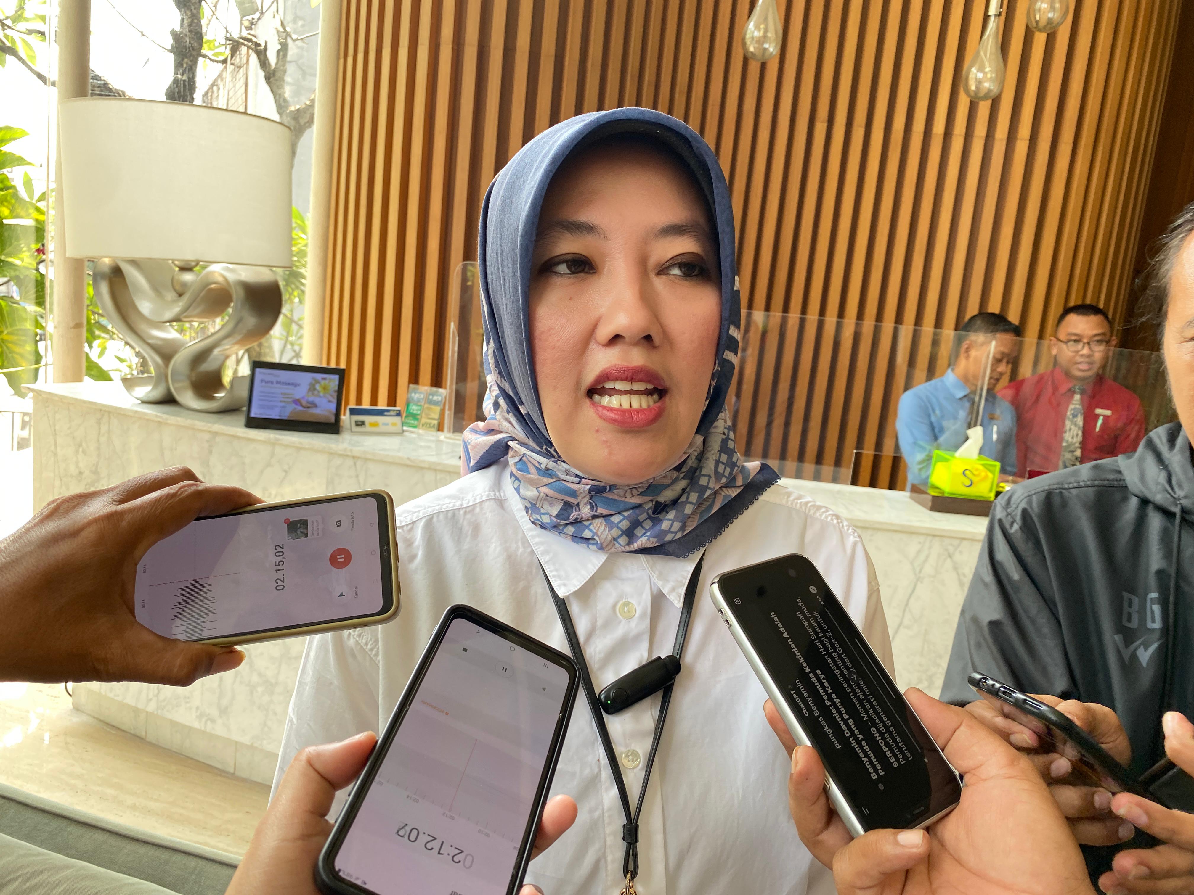 Sekretaris Badan Pendapatan Daerah (Bapenda) Kota Tangsel Rahayu Sayekti. (MUHTAMIMAH/JAWA POS)