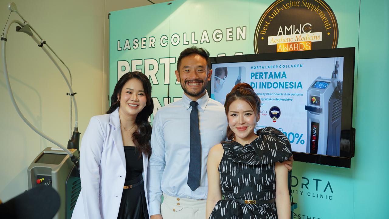 Klinik kecantikan Vorta Beauty Clinic resmi hadirkan laser collagen pertama di Indonesia.
