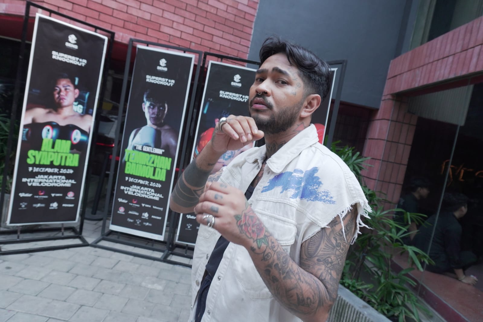 Onadio Lenoardo siap untuk turun ring tinju.