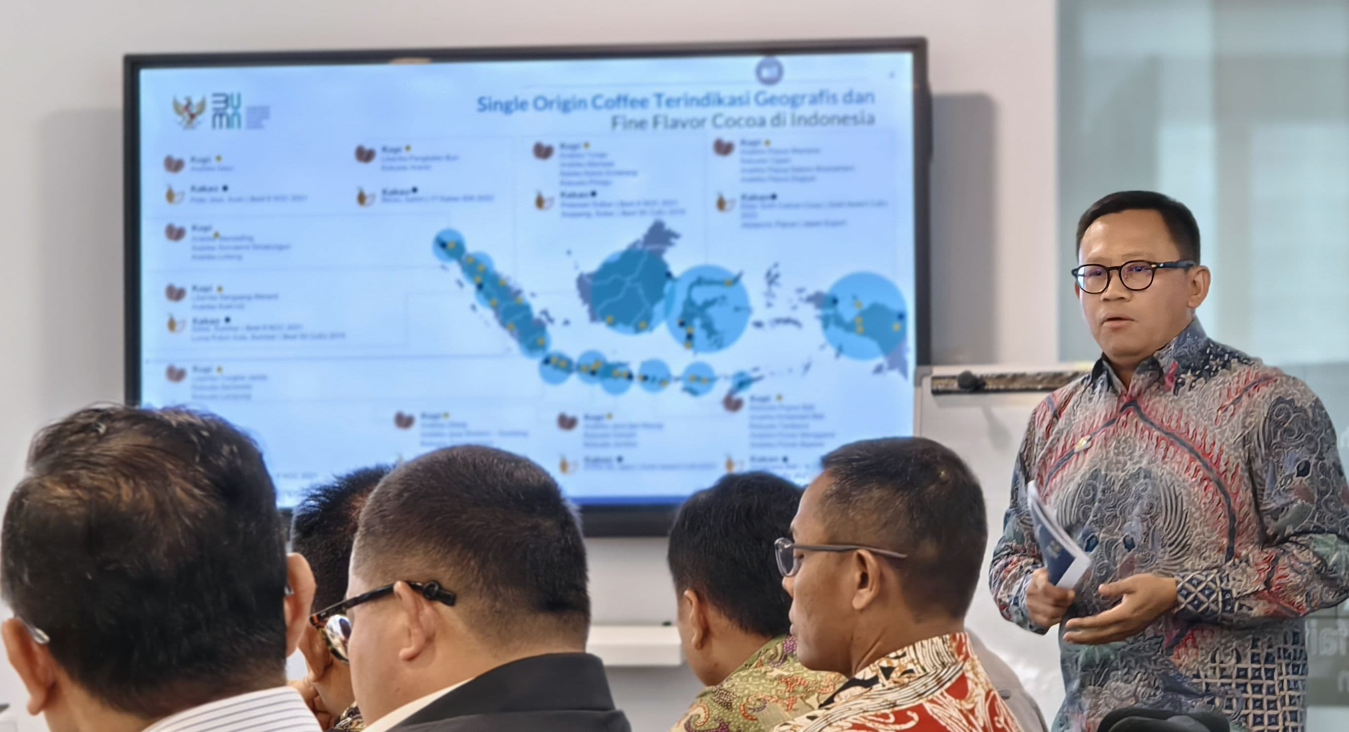 Tim Pengembangan Bisnis Komoditas Kopi dan Kakao yang disahkan pada akhir November 2024 mengumumkan struktur organisasi PMO Kopi dan Kakao Nusantara.