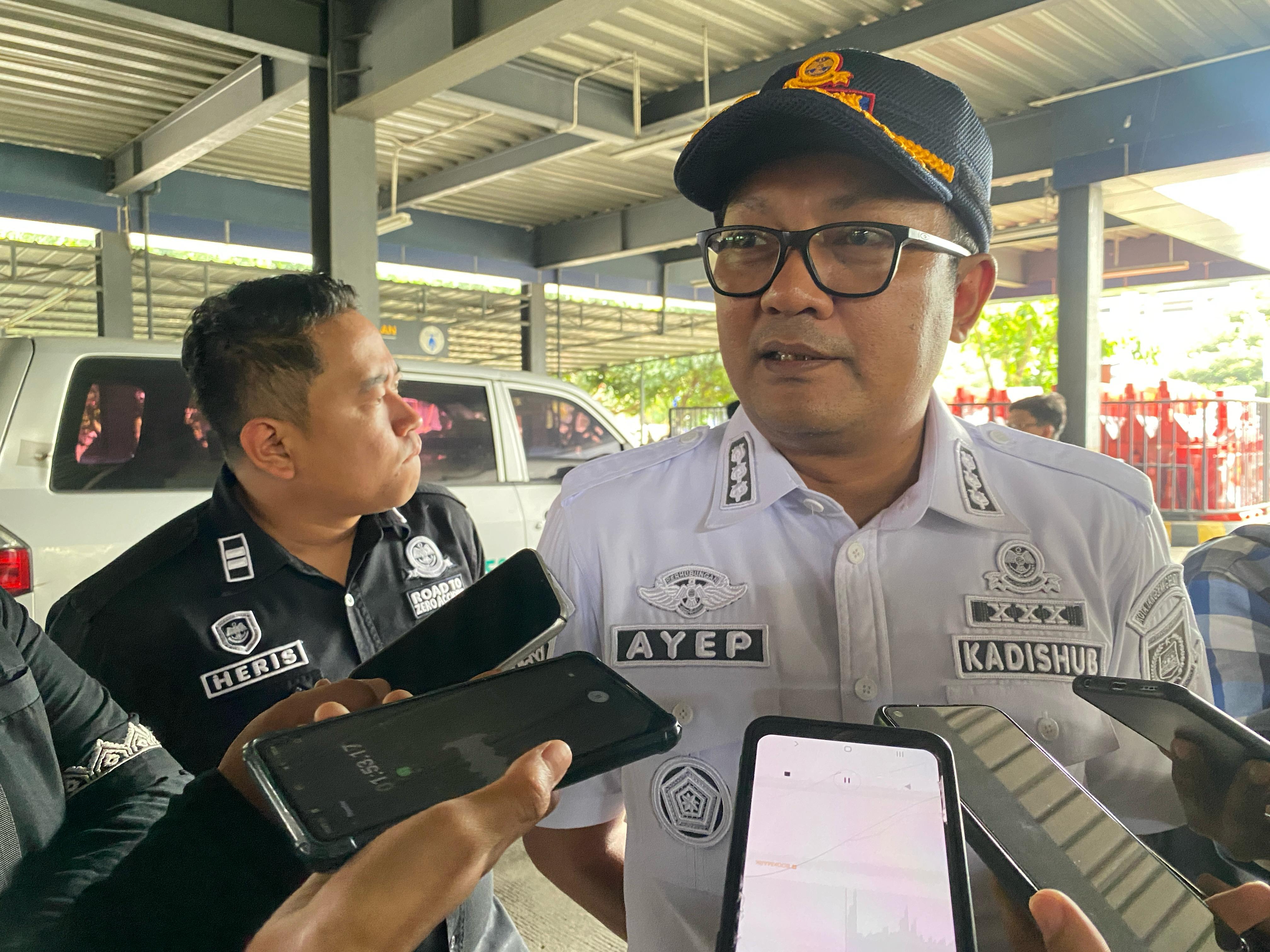Ayep Jajat Sudrajat, kepala Dinas Perhubungan Kota Tangsel.