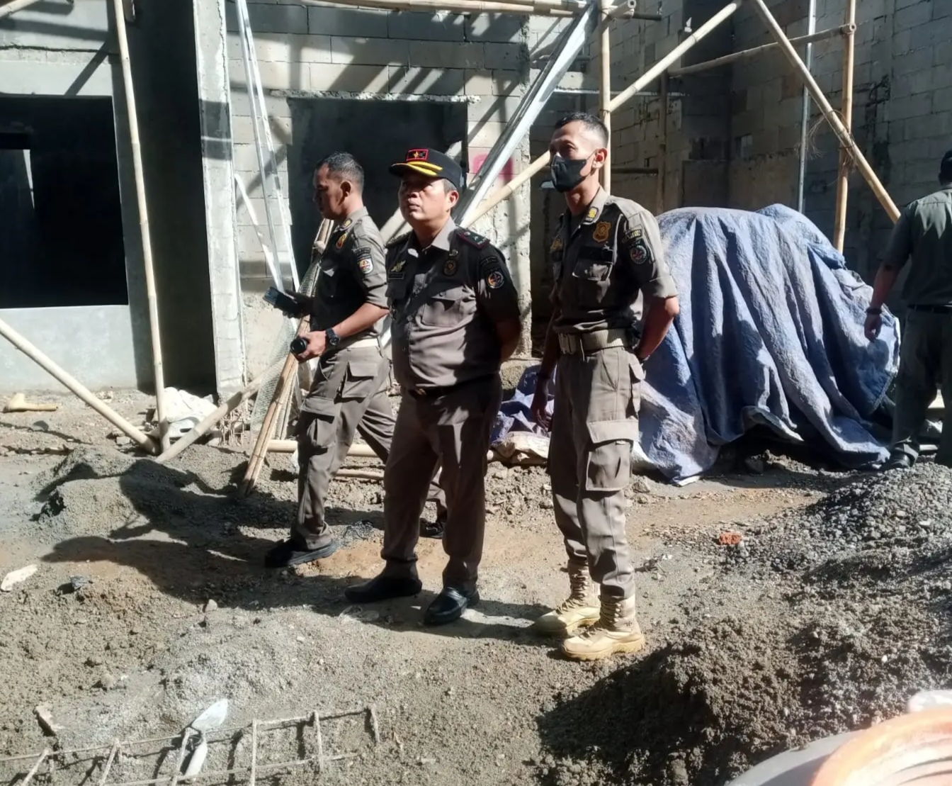 Belum Kantongi IMB, Satpol PP Kota Depok Stop Pembangunan Perumahan