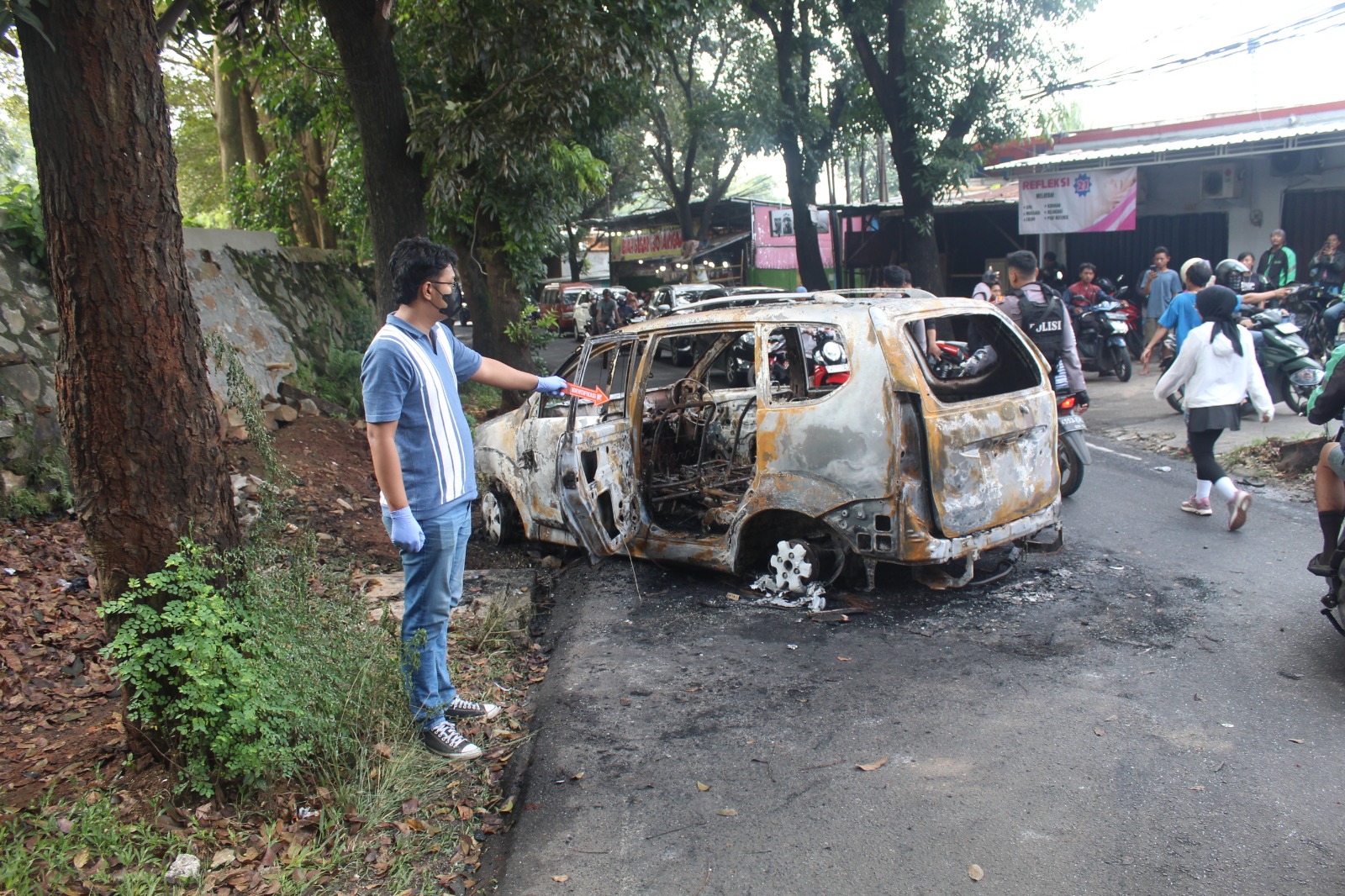 Diduga Bakar Mobil, Polres Depok Tangkap Dua Tersangka