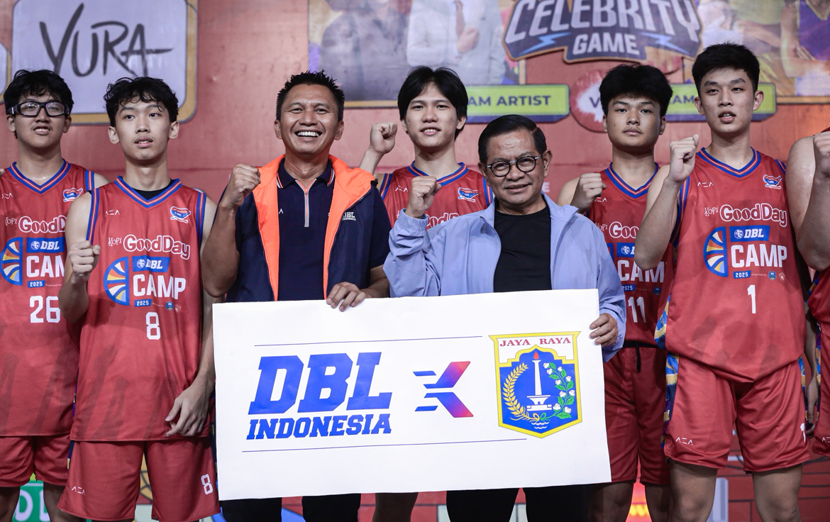 Gubernur DKI Pramono Anung menghadiri DBL Camp 2025.