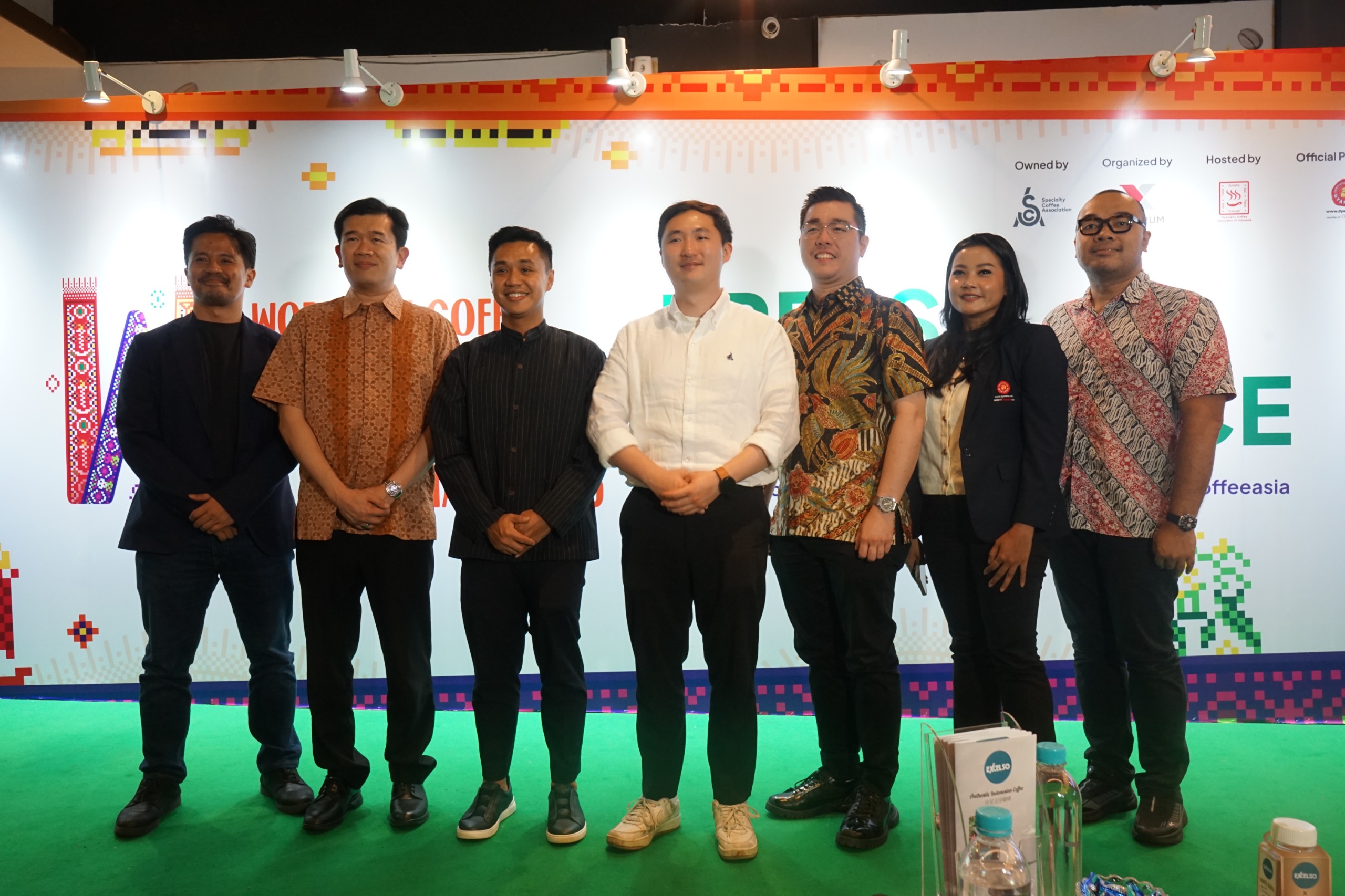 Konferensi pers World of Coffee Jakarta 2025.