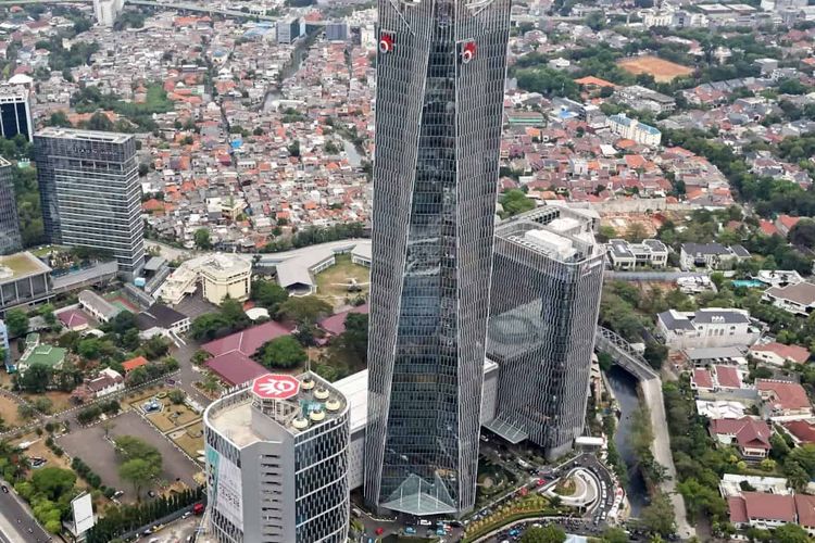 Ilustrasi gedung PT Telekomunikasi Indonesia (Persero) Tbk.
