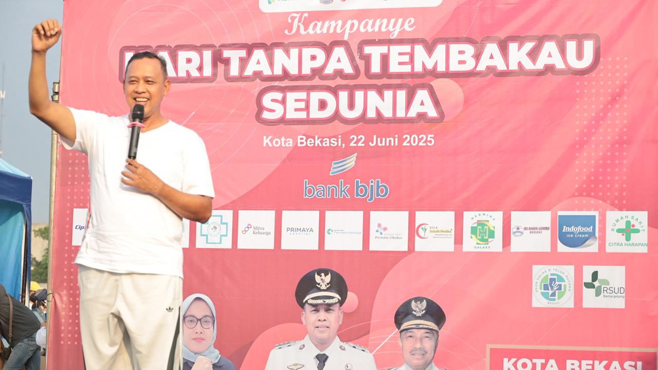 Pastikan Kawasan Tanpa Rokok Diperluas, Wali Kota Bekasi: Perbanyak Ruang Terbuka dan Interaksi Publik
