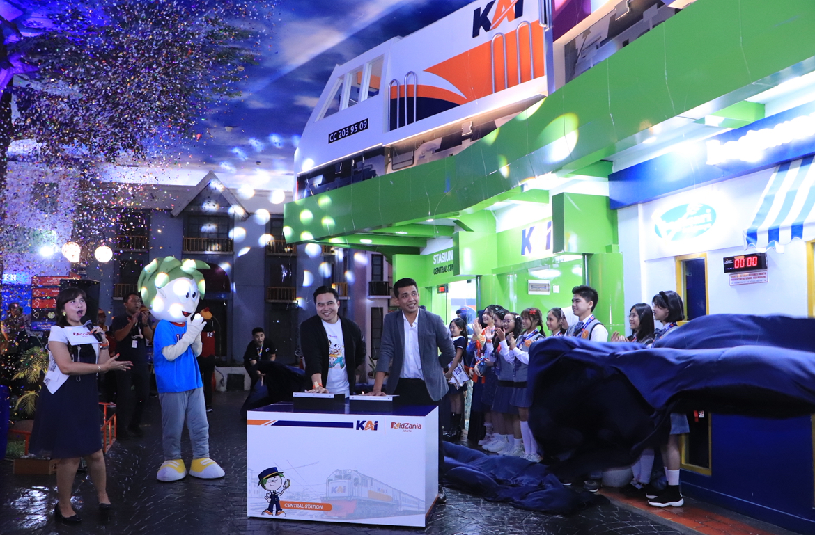 PT Kereta Api Indonesia meresmikan wahana edukatif Central Station KidZania Jakarta.