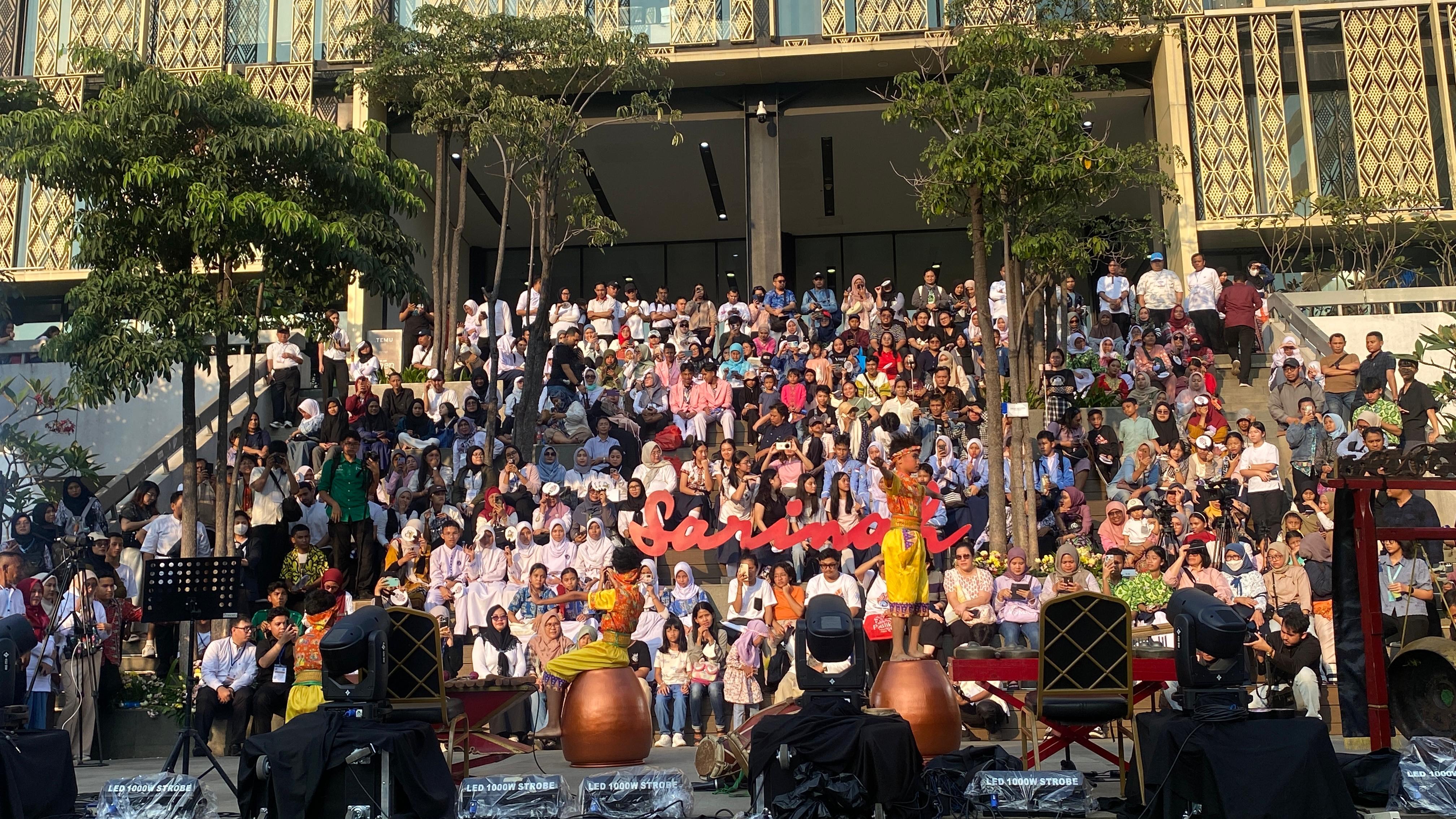 Kegiatan Ruang Seni Siswa 2025 dibuka di Anjungan Sarinah, Jakarta Pusat, Jumat (25/7).