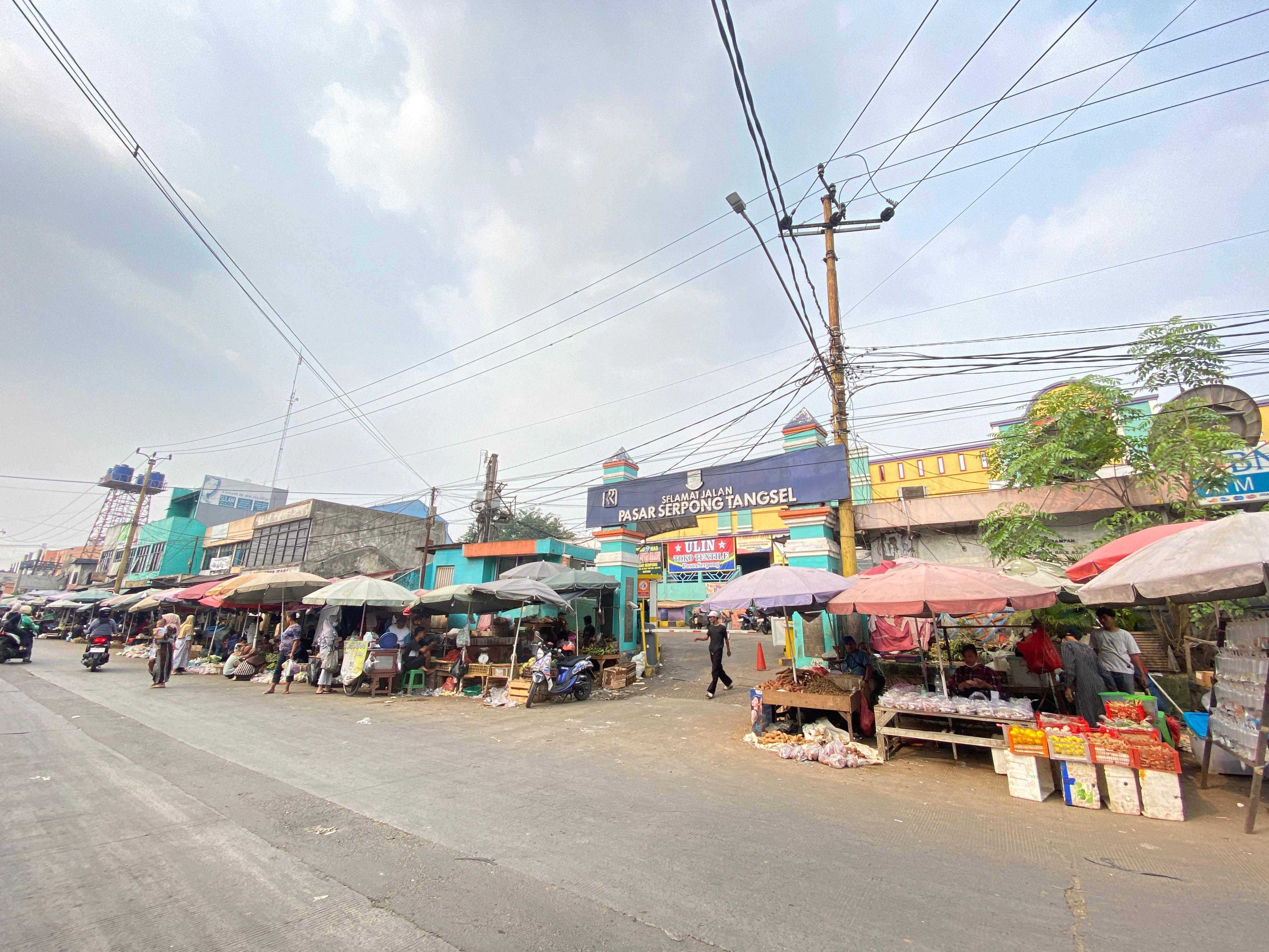 Pemkot Tangerang Selatan akan segera menata Pasar Serpong, Kota Tangsel.