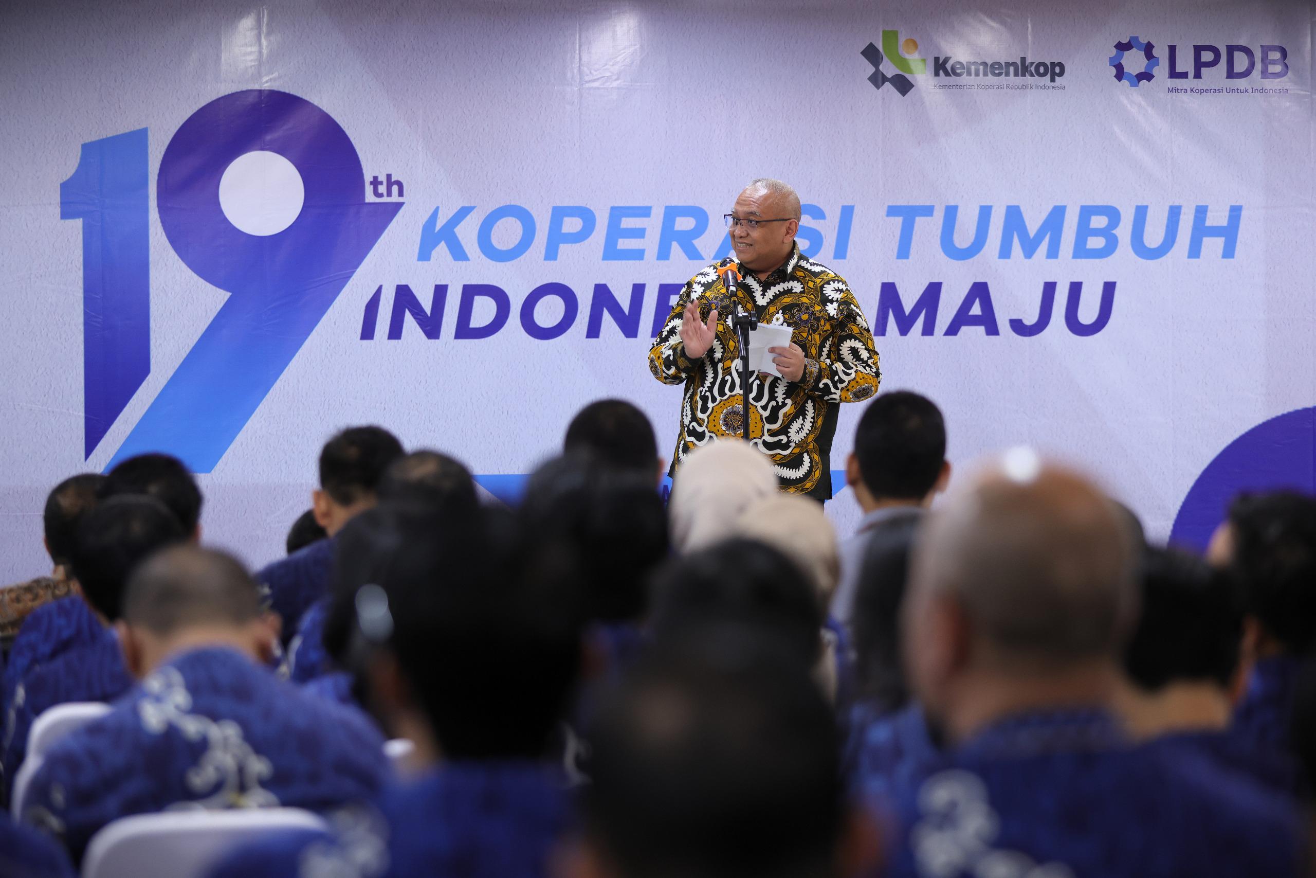 LPDB HUT ke-19, Perkuat Komitmen Pembiayaan Dana Bergulir ke Koperasi